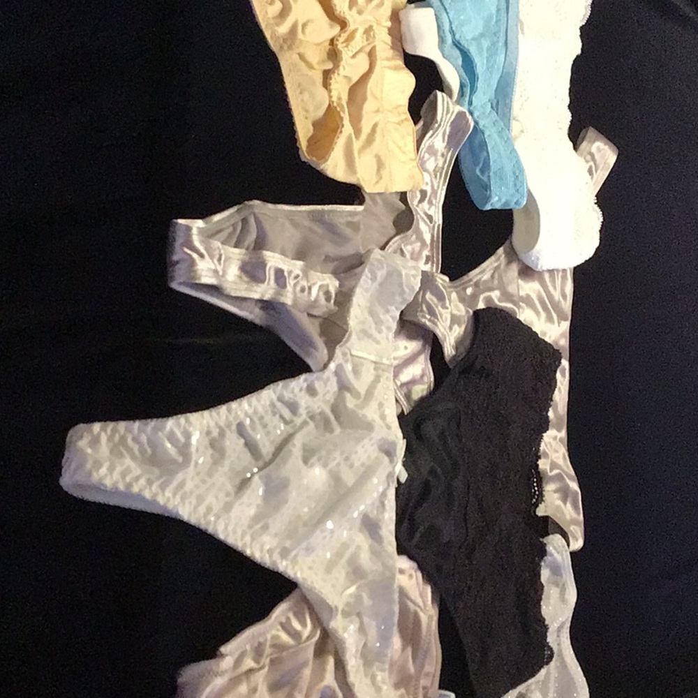 Nine pair of fancy panties. Never worn.